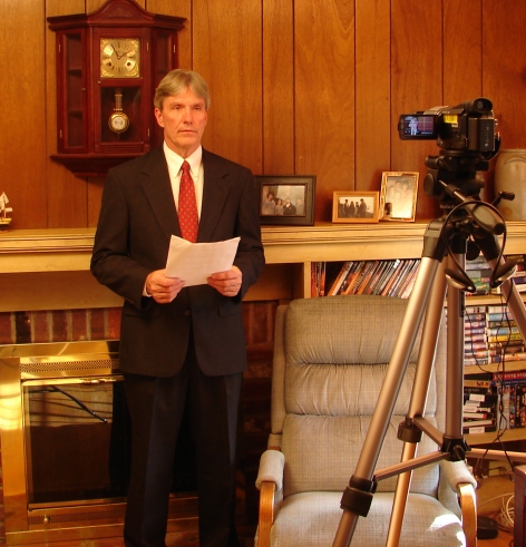 Mark Wilson as President John Curry